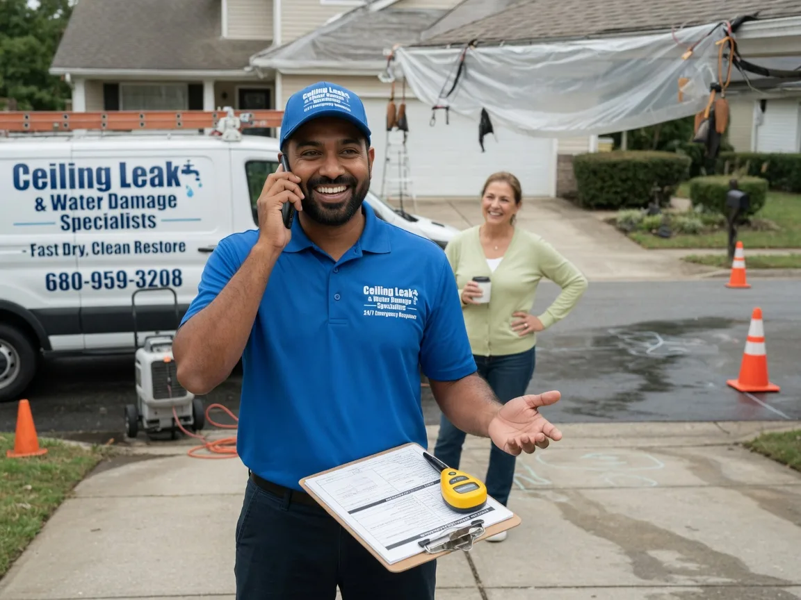 Ceiling Leak Cleanup Point, TX FAQs